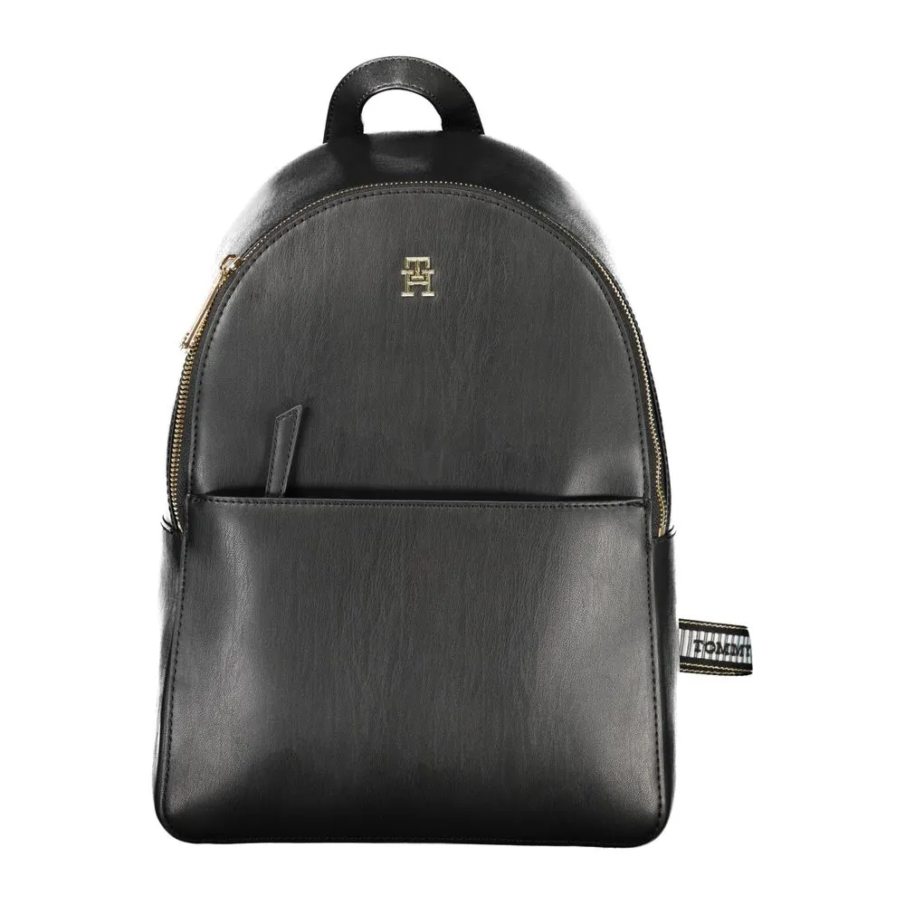 Tommy Hilfiger Women's Black Polyethylene Backpack