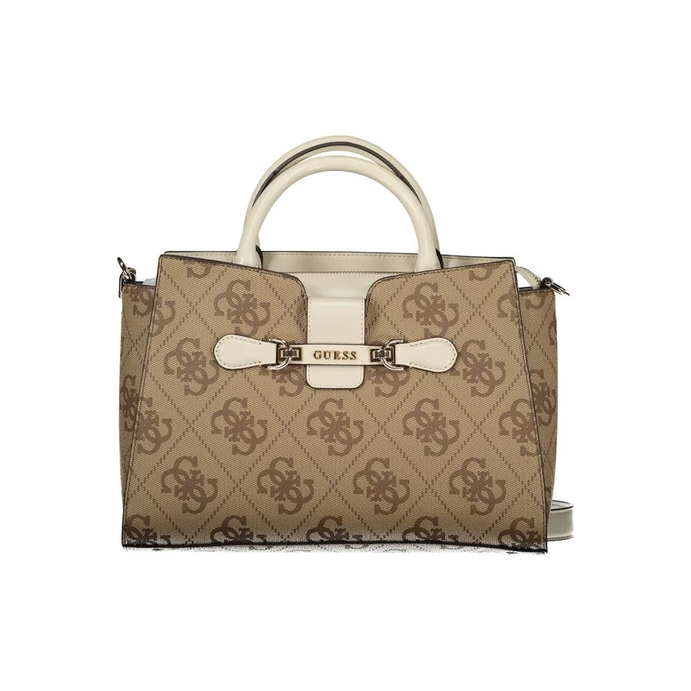 Guess Jeans Women's Beige Polyethylene Handbag