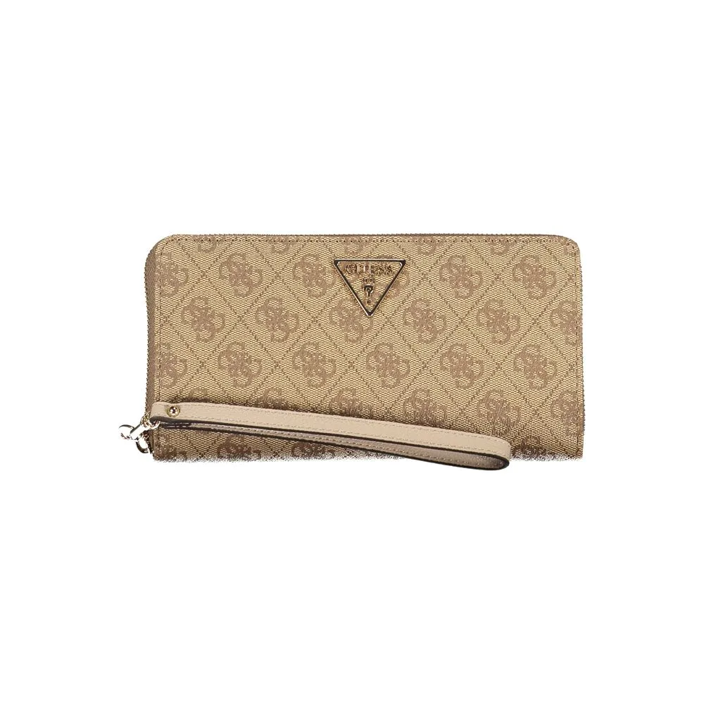 Guess Jeans Women's Beige Polyethylene Wallet