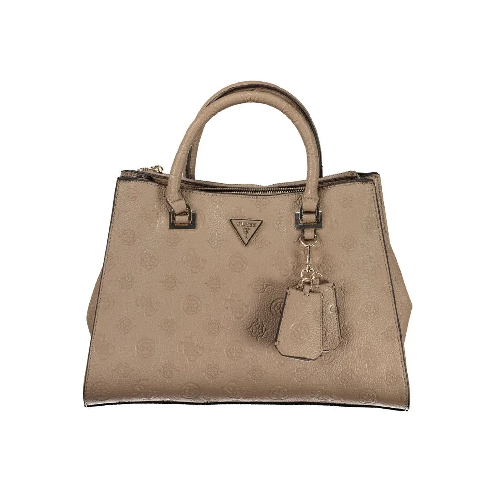 Guess Jeans Women's Beige Polyethylene Handbag