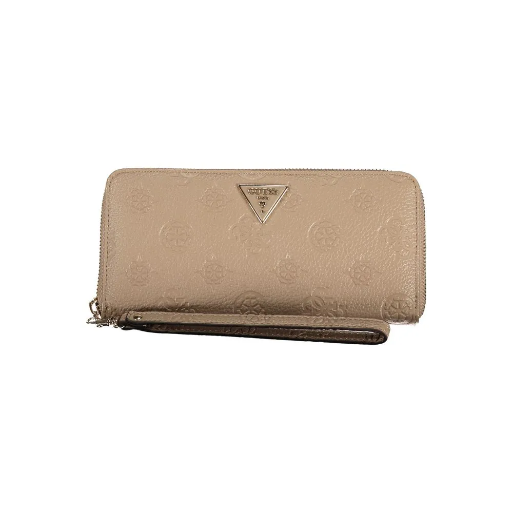 Guess Jeans Women's Beige Polyethylene Wallet