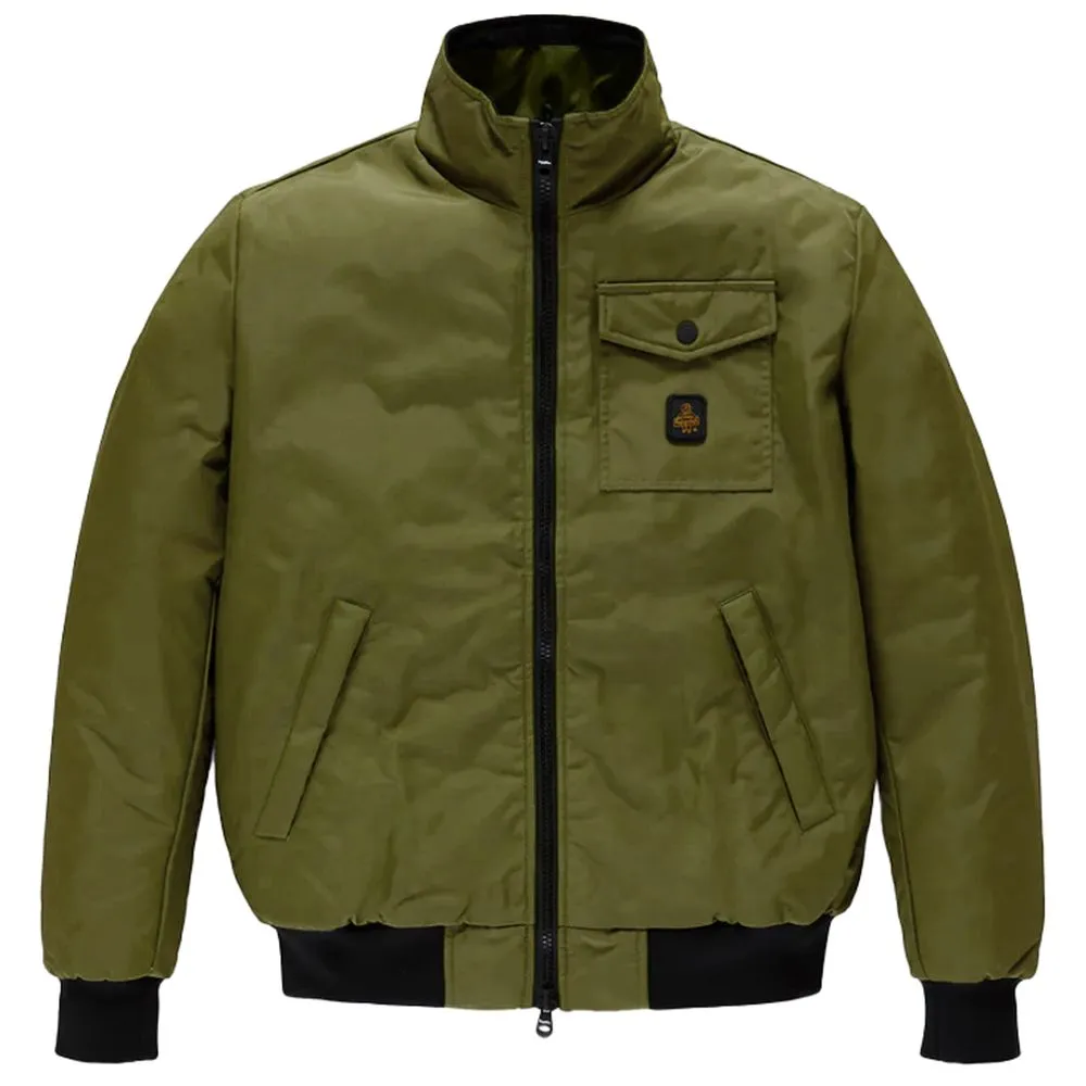 Refrigiwear Men's Green Nylon Jacket