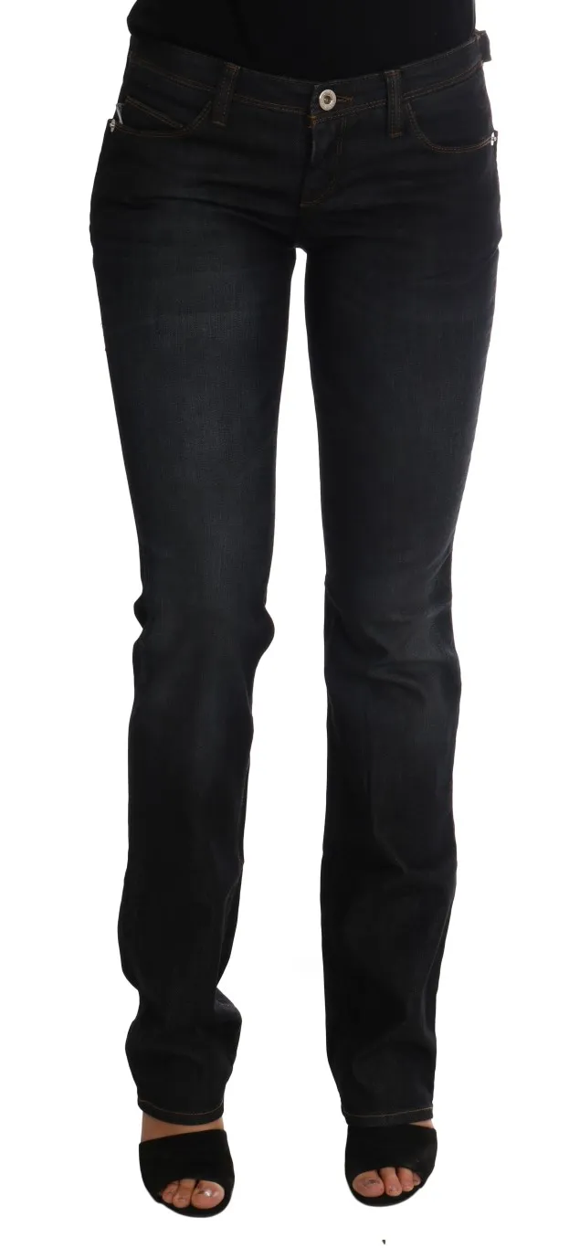 Costume National Women's Svelte Dark Blue Slim Fit Jeans