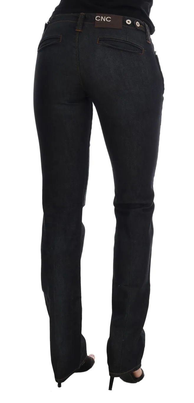 Costume National Women's Svelte Dark Blue Slim Fit Jeans