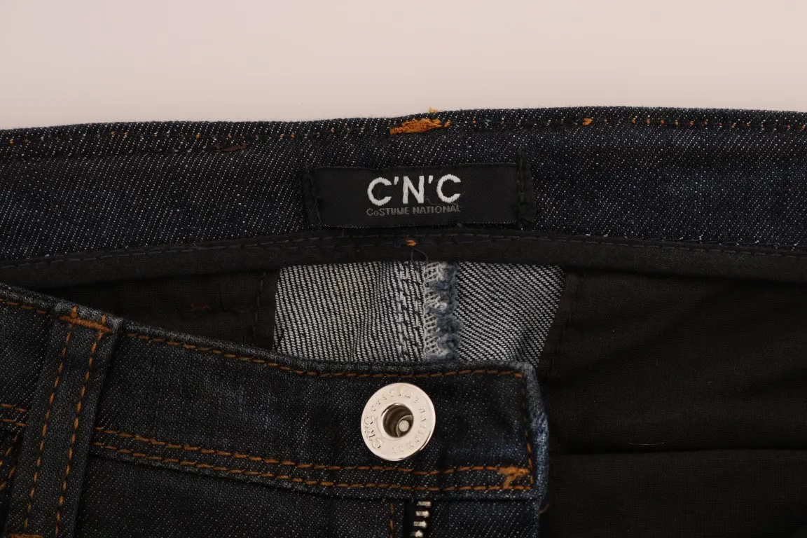 Costume National Women's Svelte Dark Blue Slim Fit Jeans