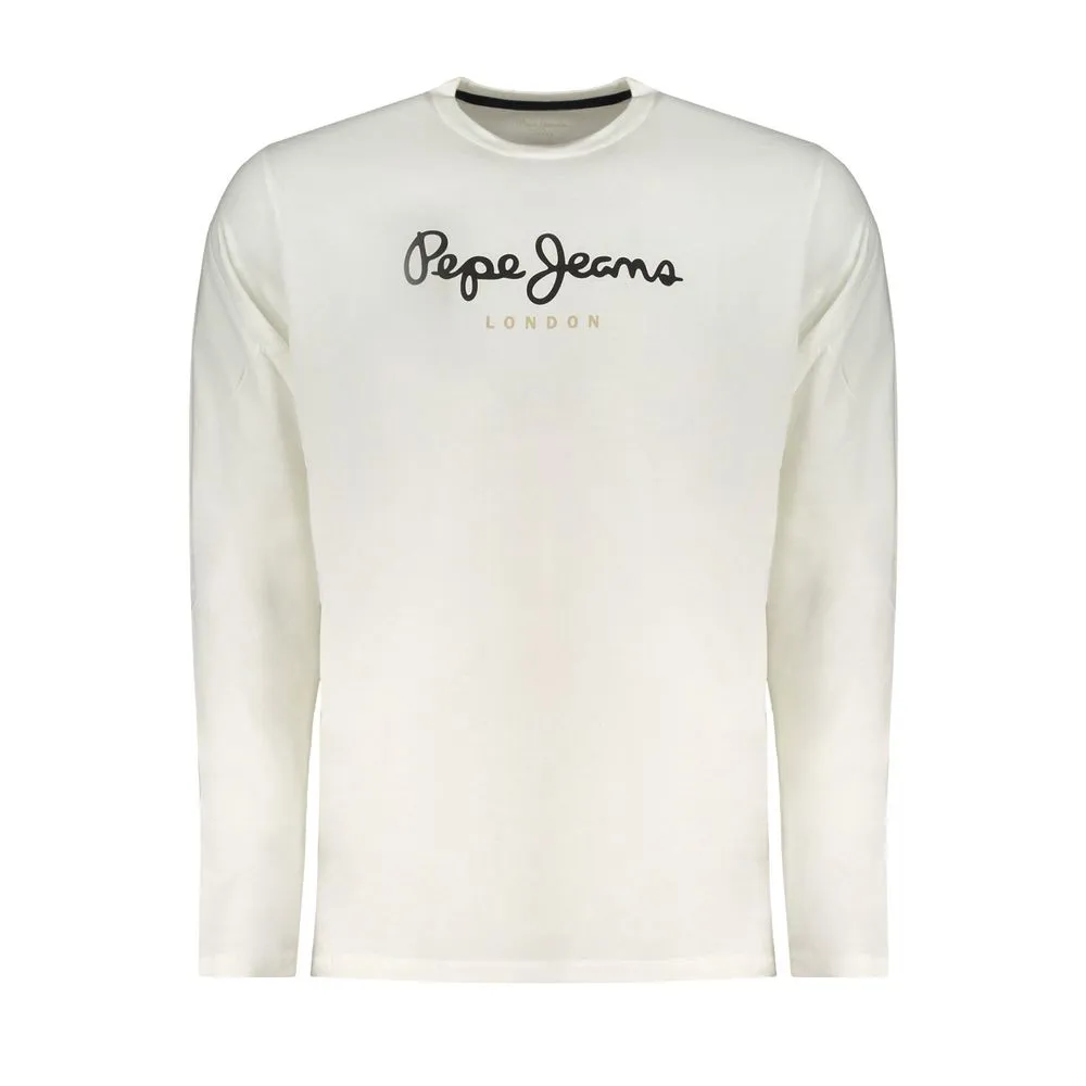 Pepe Jeans Men's White Cotton T-Shirt