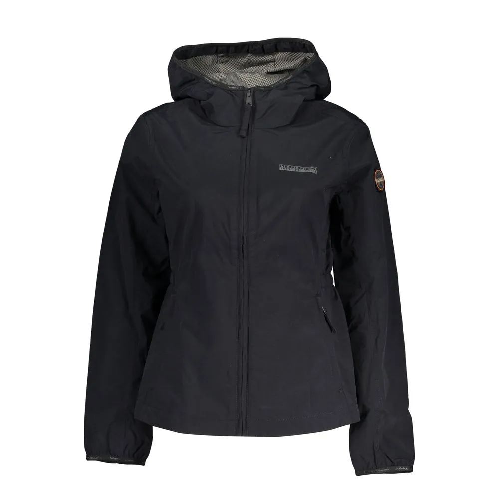 Napapijri Women's Black Polyester Jackets & Coat