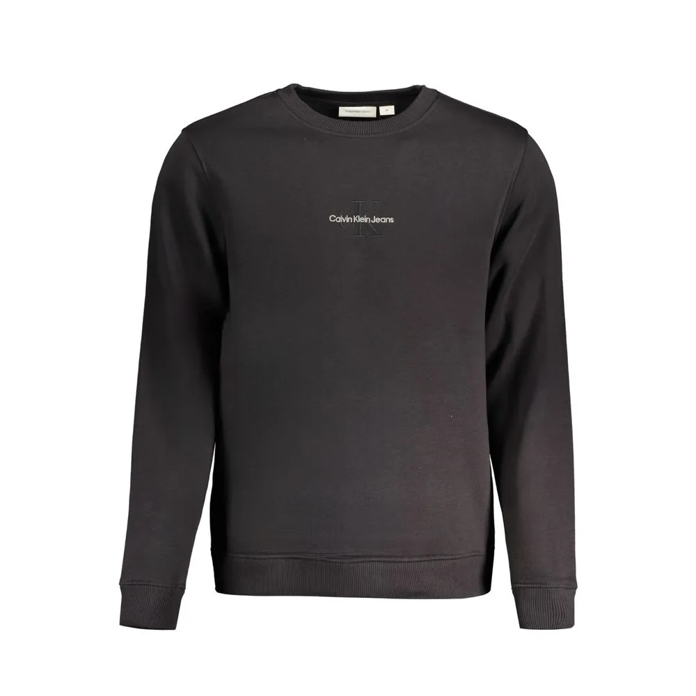 Calvin Klein Men's Black Cotton Sweater