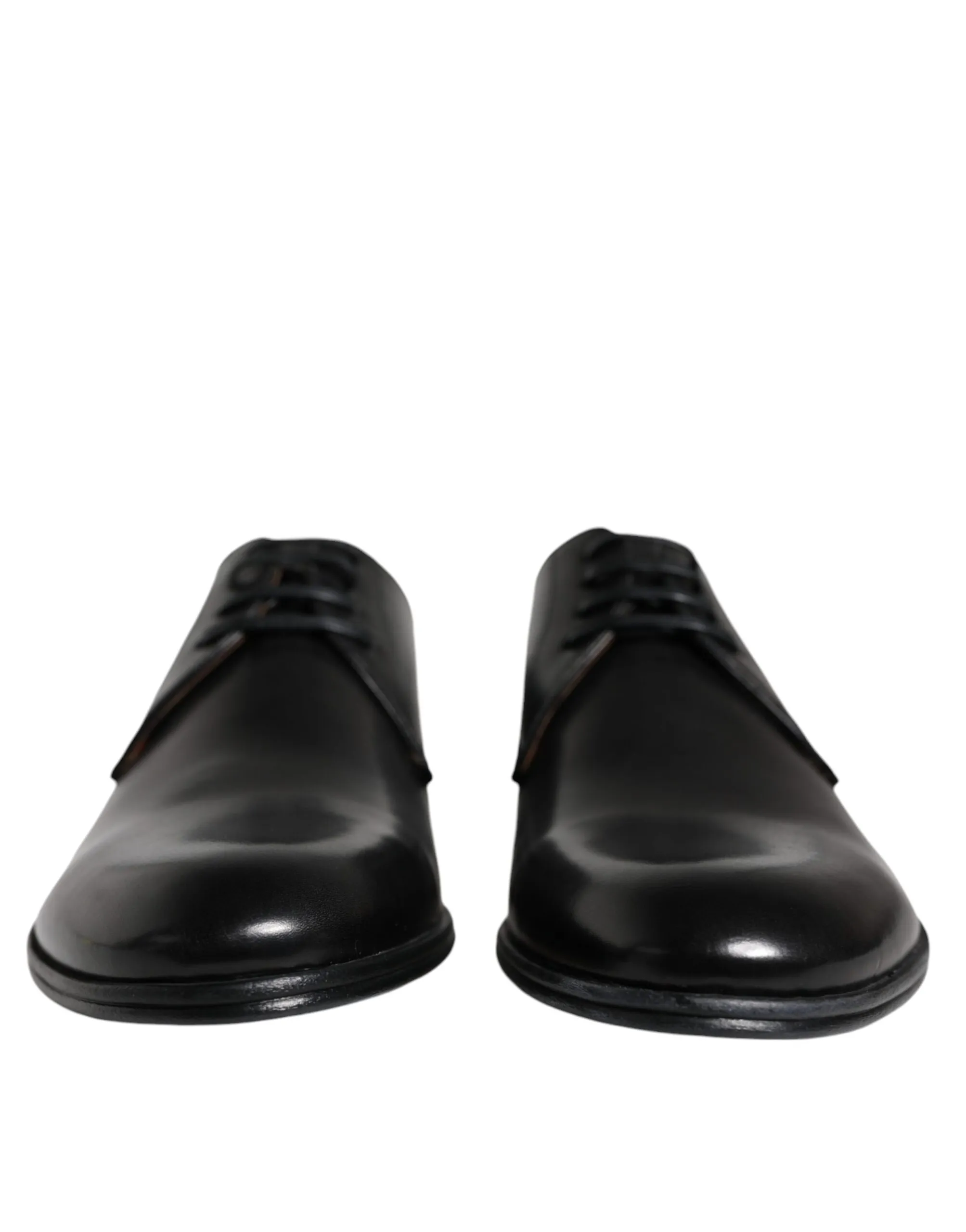 Dolce & Gabbana Men's Black Leather Derby Formal Dress Shoes