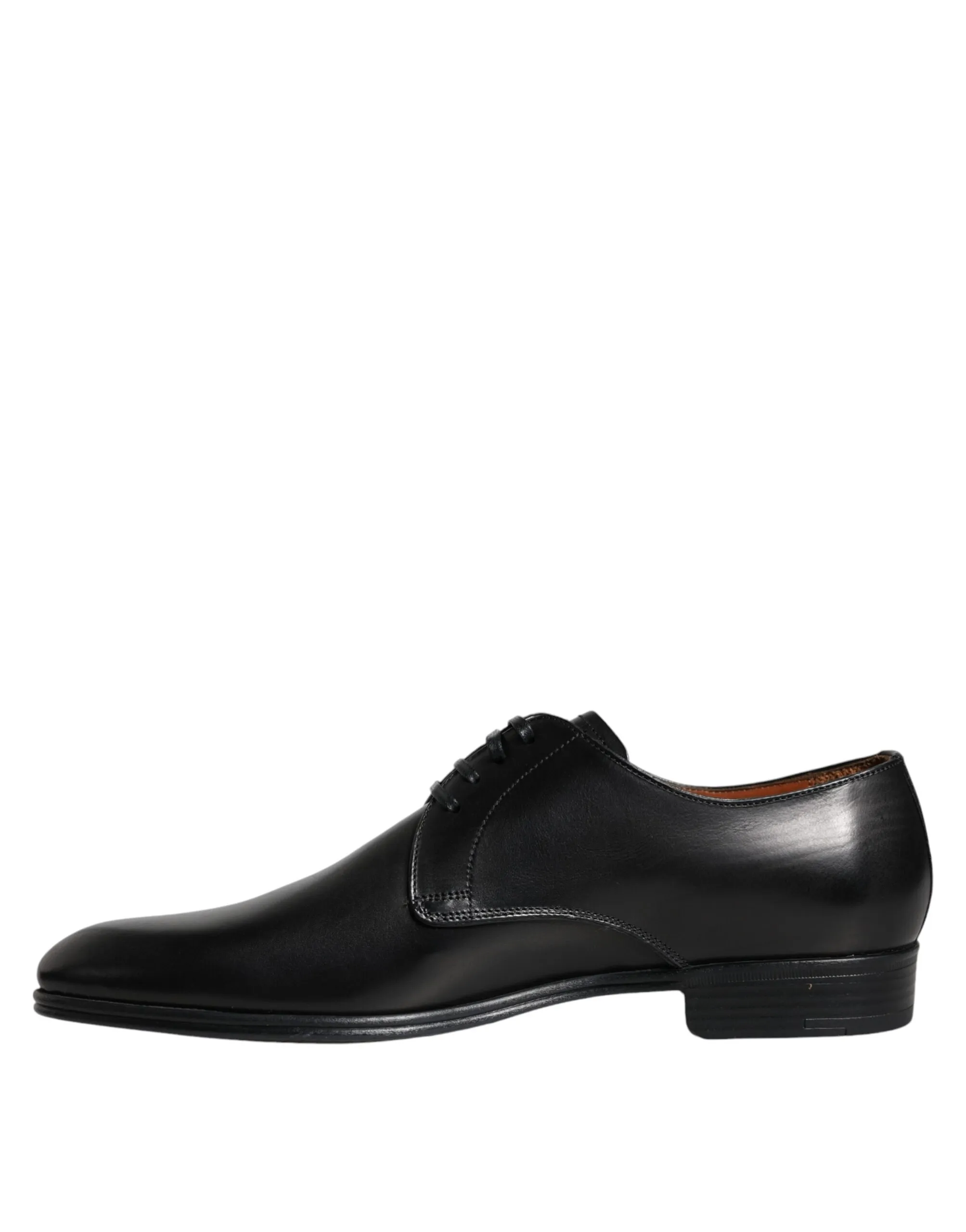 Dolce & Gabbana Men's Black Leather Derby Formal Dress Shoes