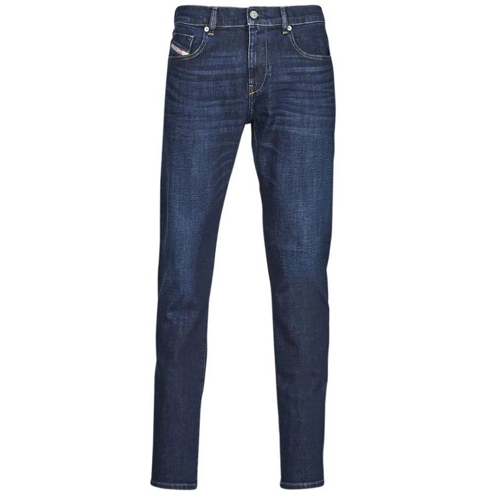 Diesel Men's Blue Cotton Jeans & Pant