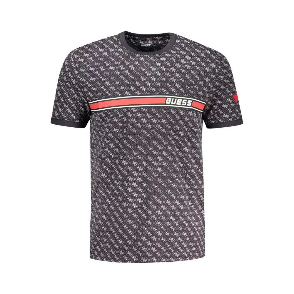 Guess Jeans Men's Black Cotton T-Shirt