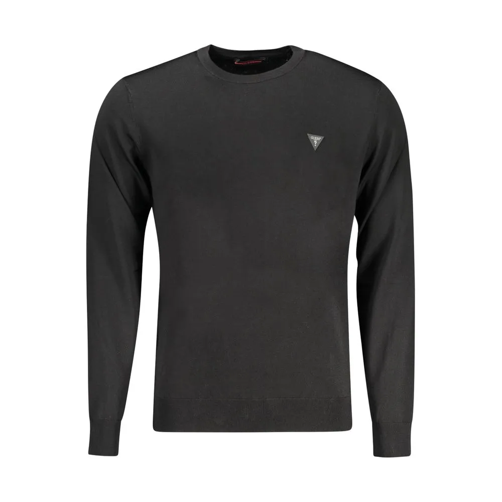 Guess Jeans Men's Black Viscose Sweater