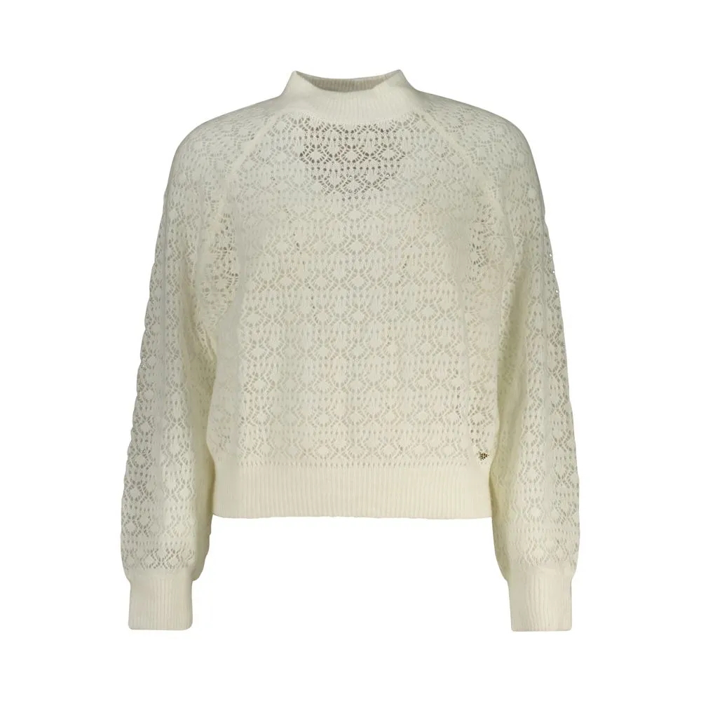 Guess Jeans Women's White Alpaca Sweater