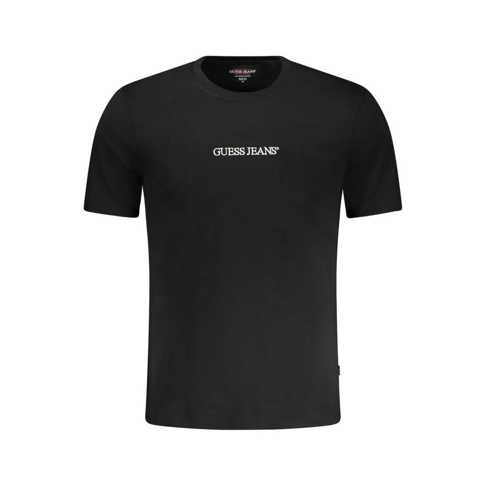 Guess Jeans Men's Black Cotton T-Shirt