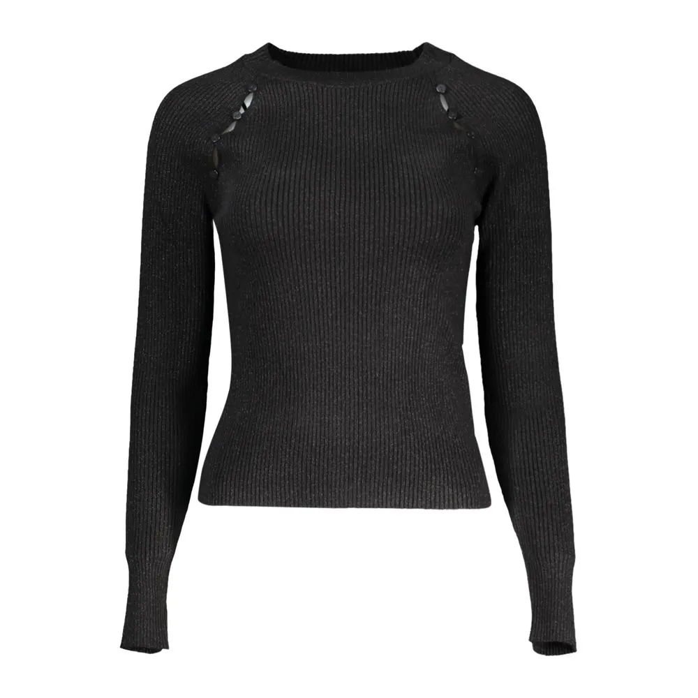 Guess Jeans Women's Black Polyester Sweater