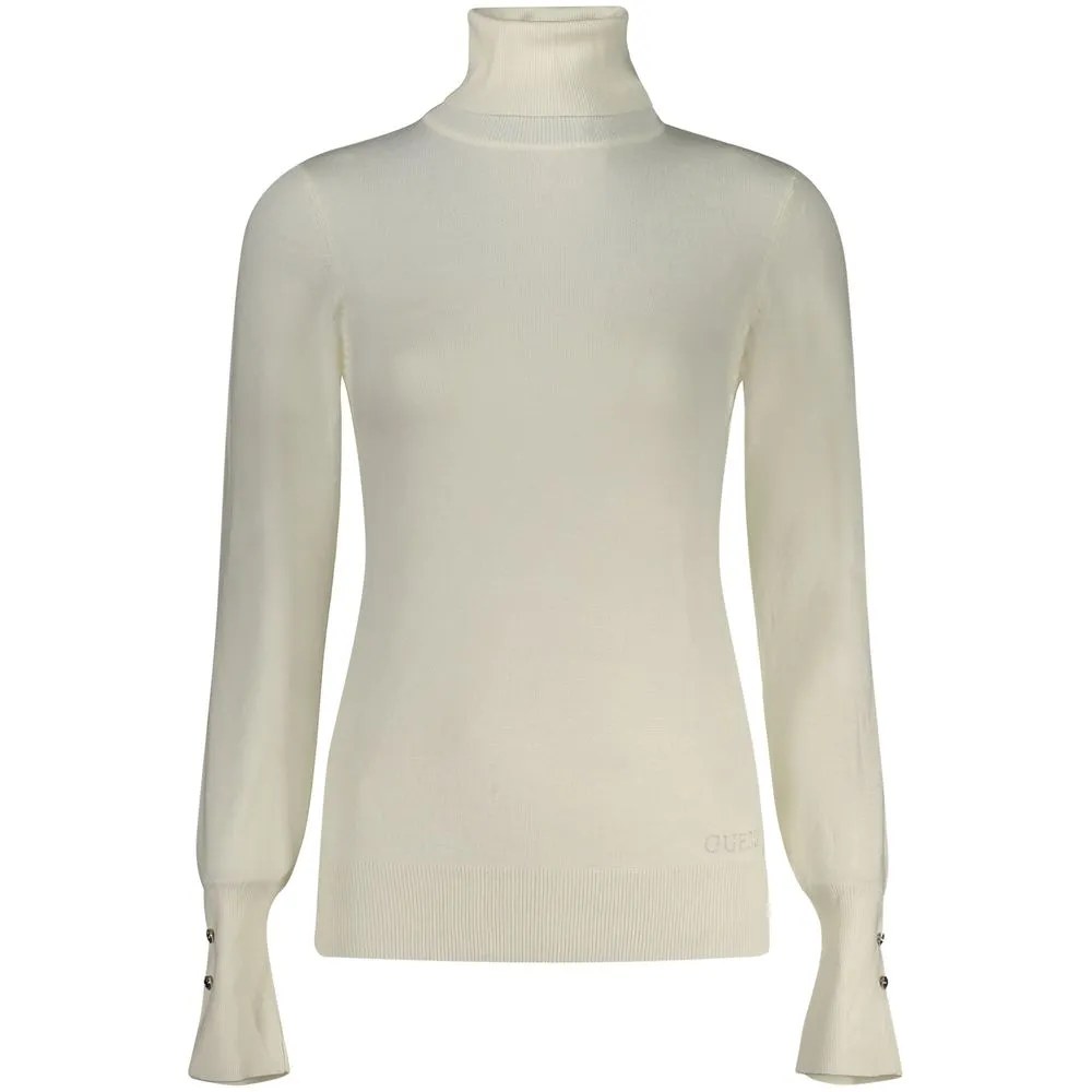 Guess Jeans Women's White Viscose Sweater