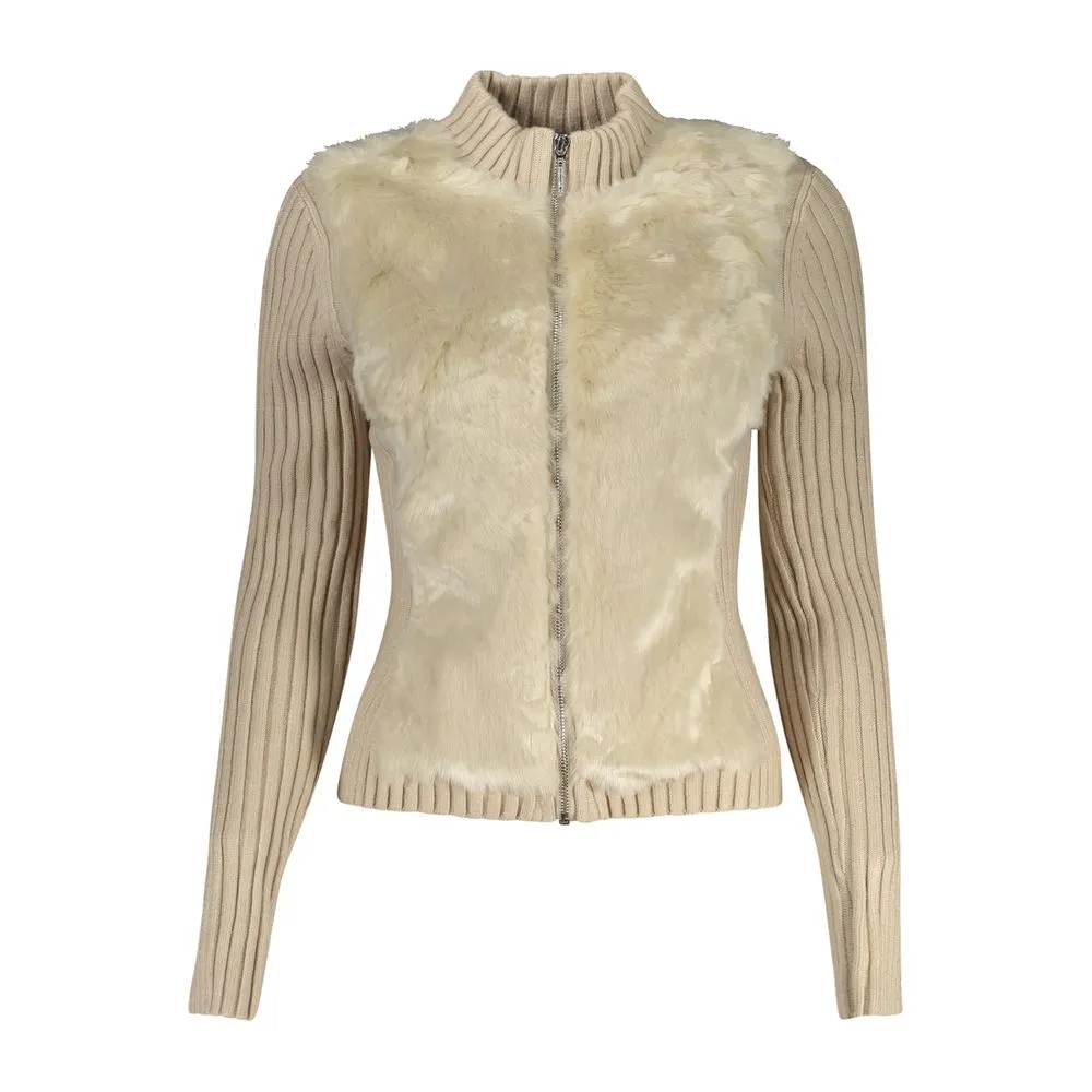 Guess Jeans Women's Beige Polyester Sweater