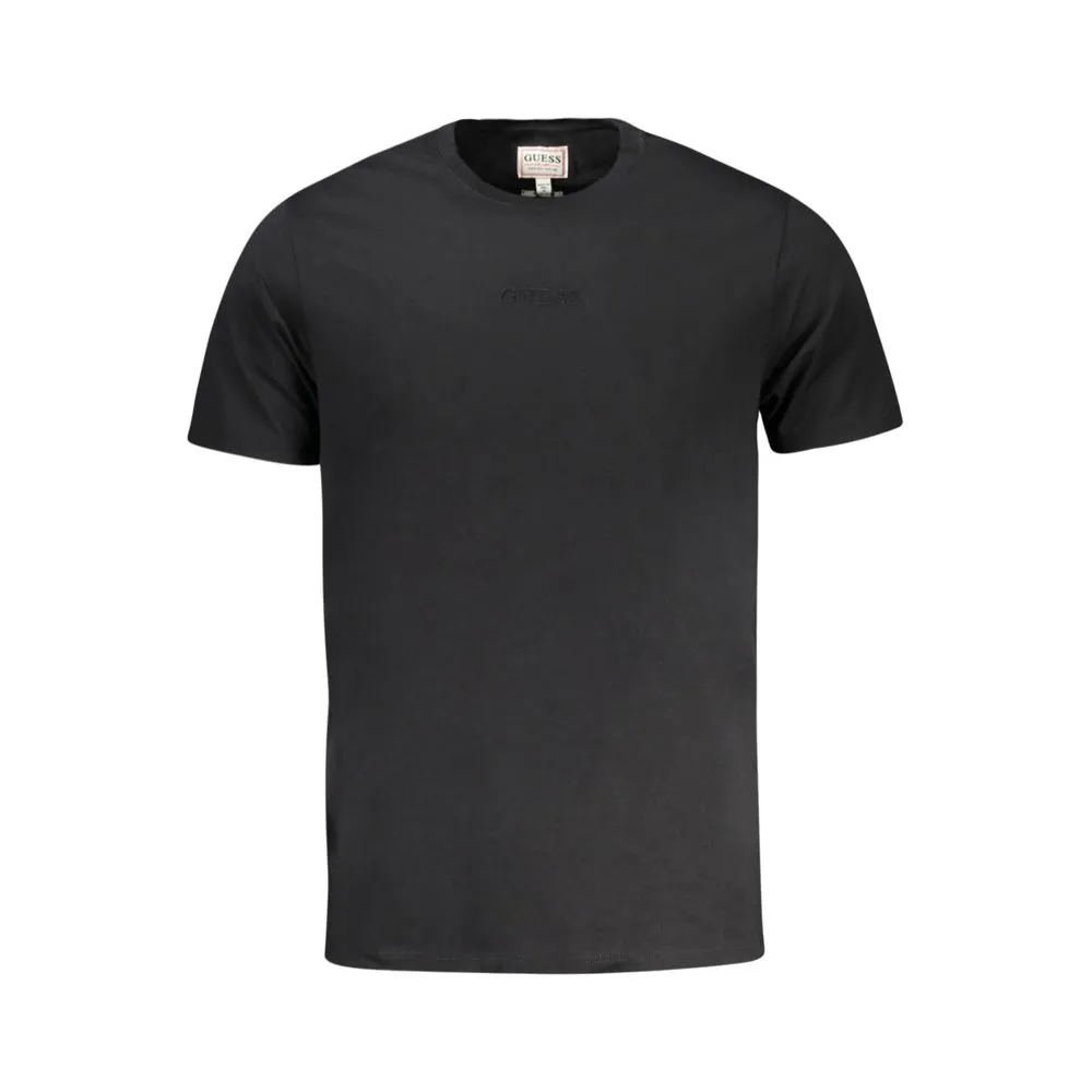 Guess Jeans Men's Black Cotton T-Shirt