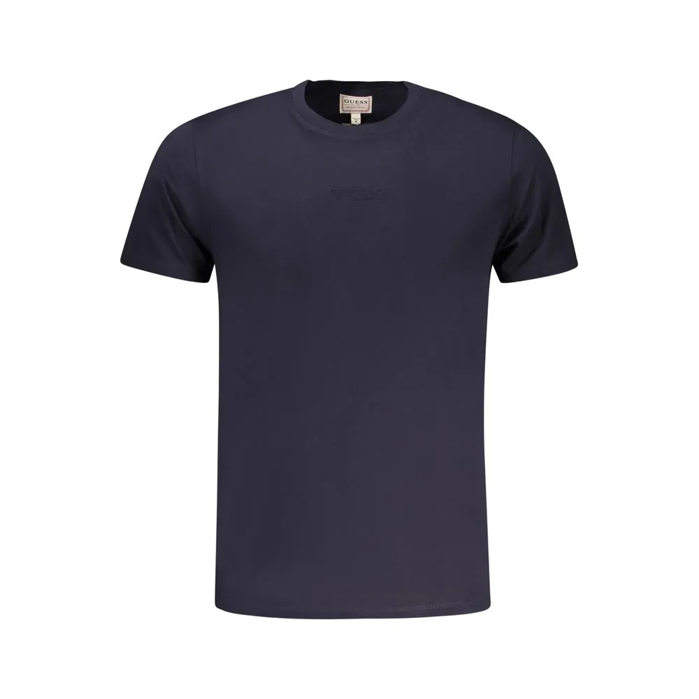 Guess Jeans Men's Blue Cotton T-Shirt