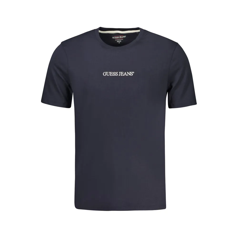 Guess Jeans Blue Cotton Men T-Shirt
