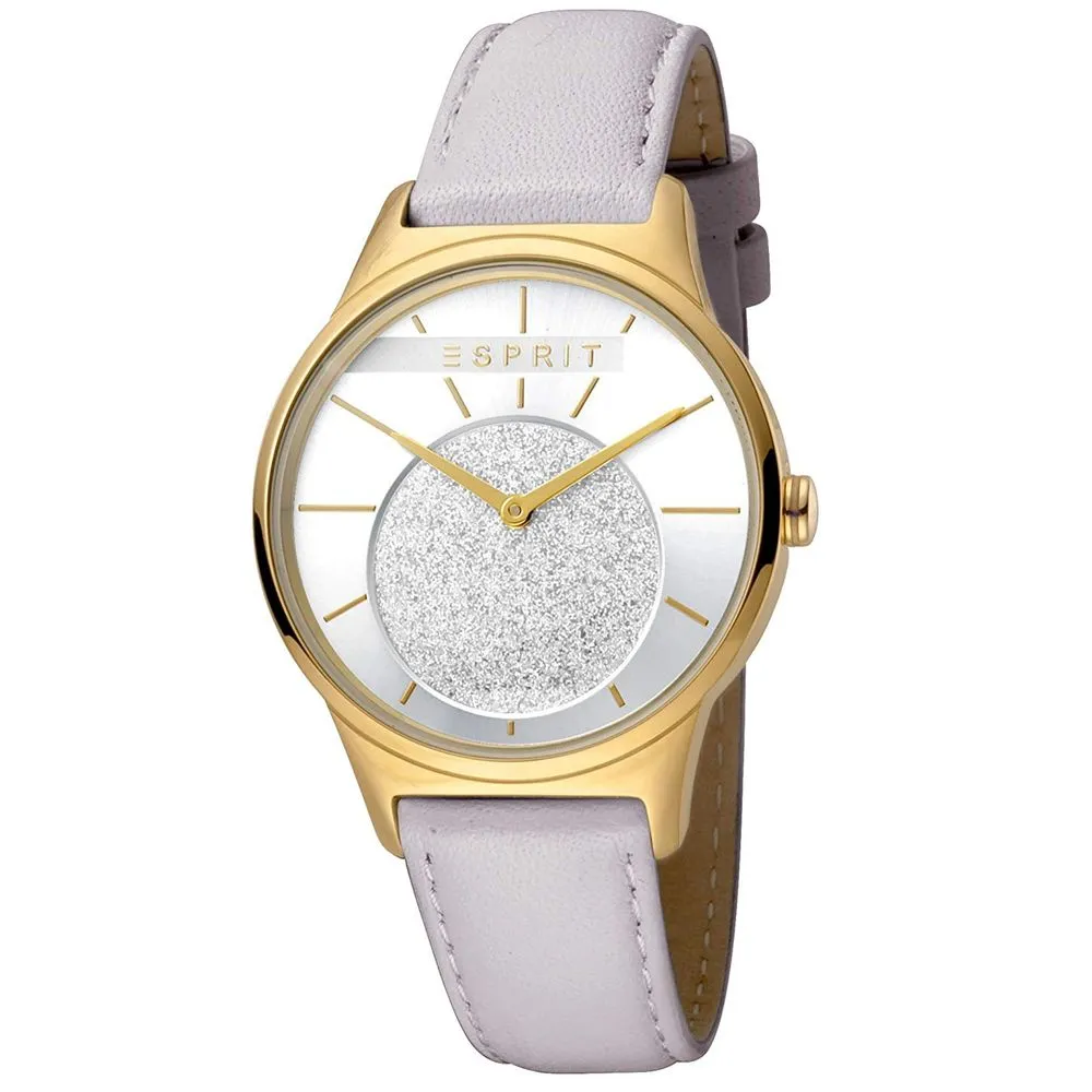 Esprit Women's White Leather Watch
