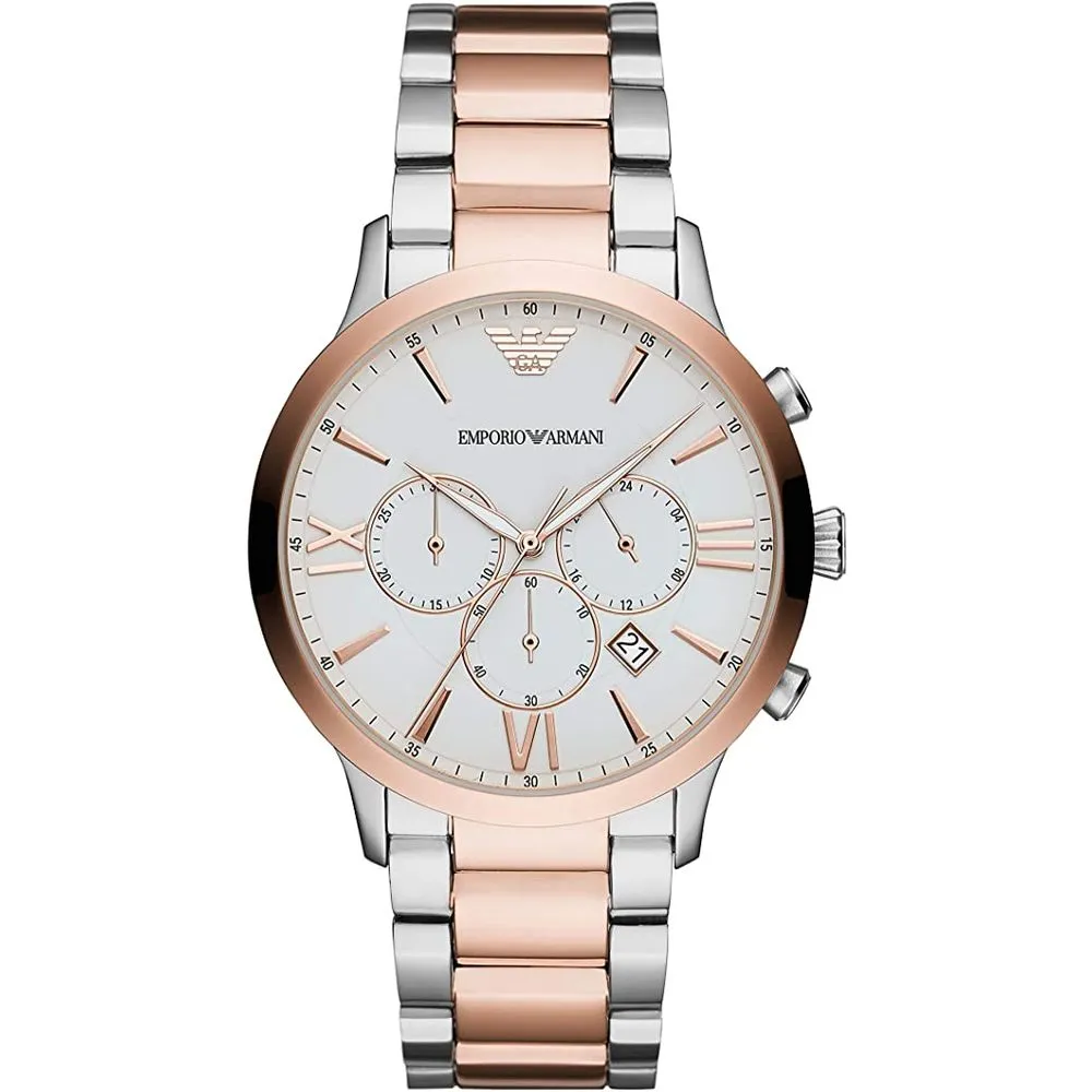 Armani Men's Silver Steel Watch