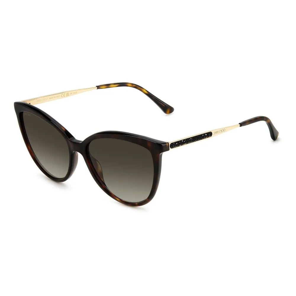 Jimmy Choo Women's Brown Metal Sunglasses