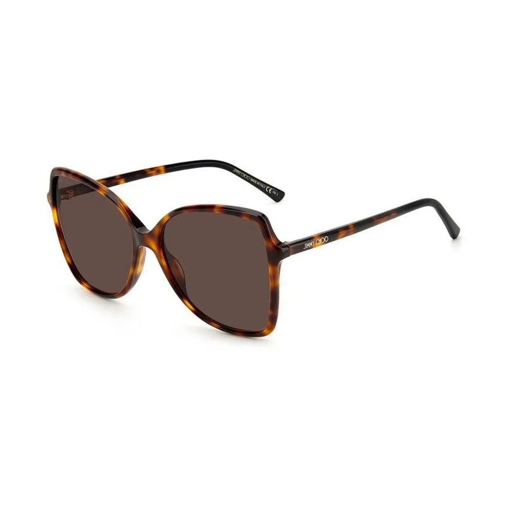 Jimmy Choo Women's Brown Acetate Sunglasses