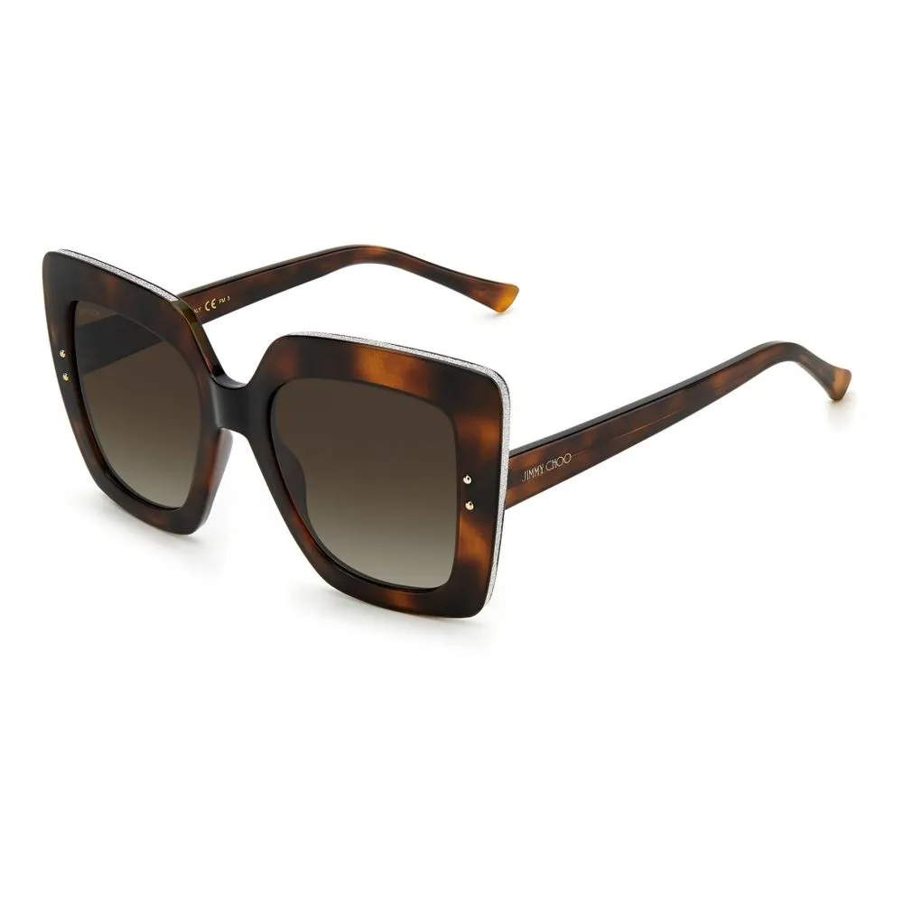 Jimmy Choo Women's Brown Acetate Sunglasses