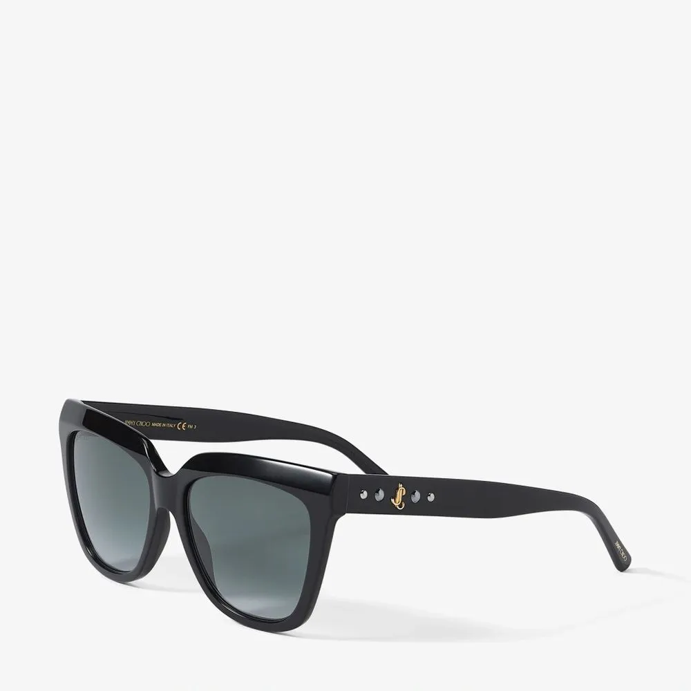 Jimmy Choo Women's Black Acetate Sunglasses