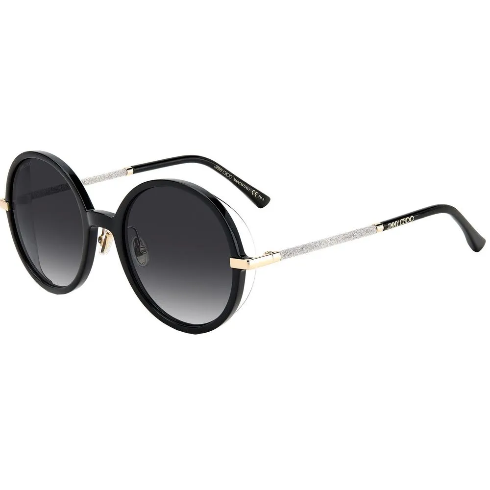Jimmy Choo Women's Black Metal Sunglasses