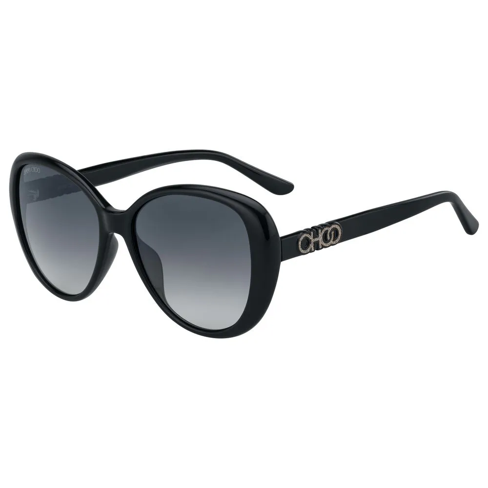Jimmy Choo Women's Black Injected Sunglasses