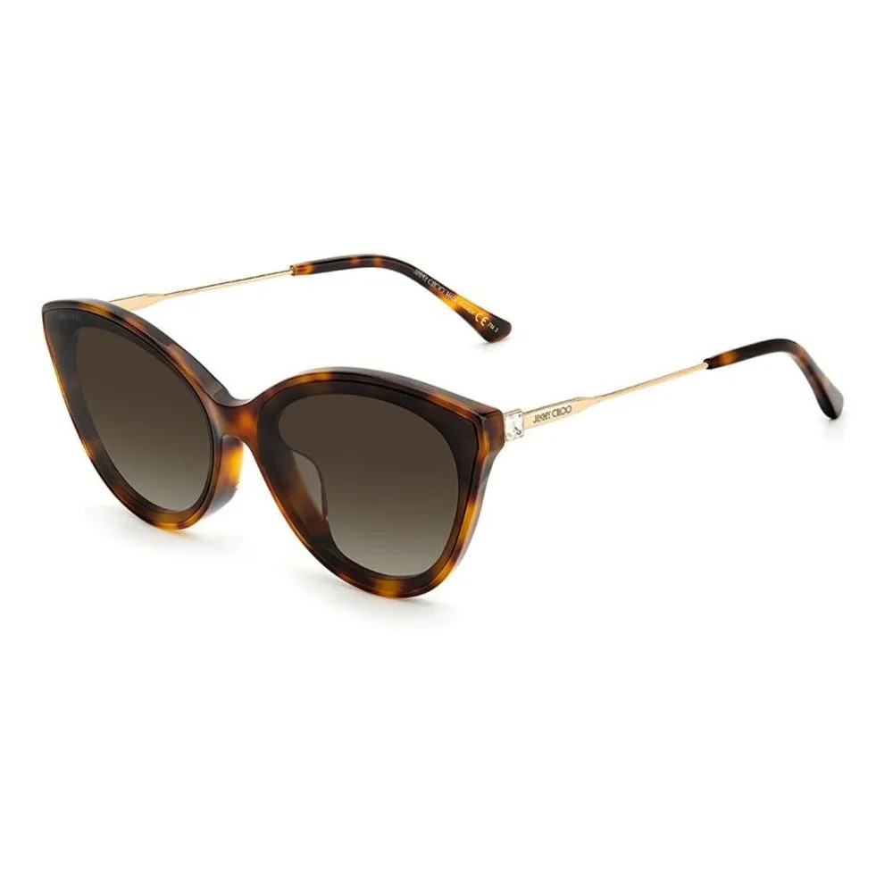 Jimmy Choo Women's Brown Metal Sunglasses