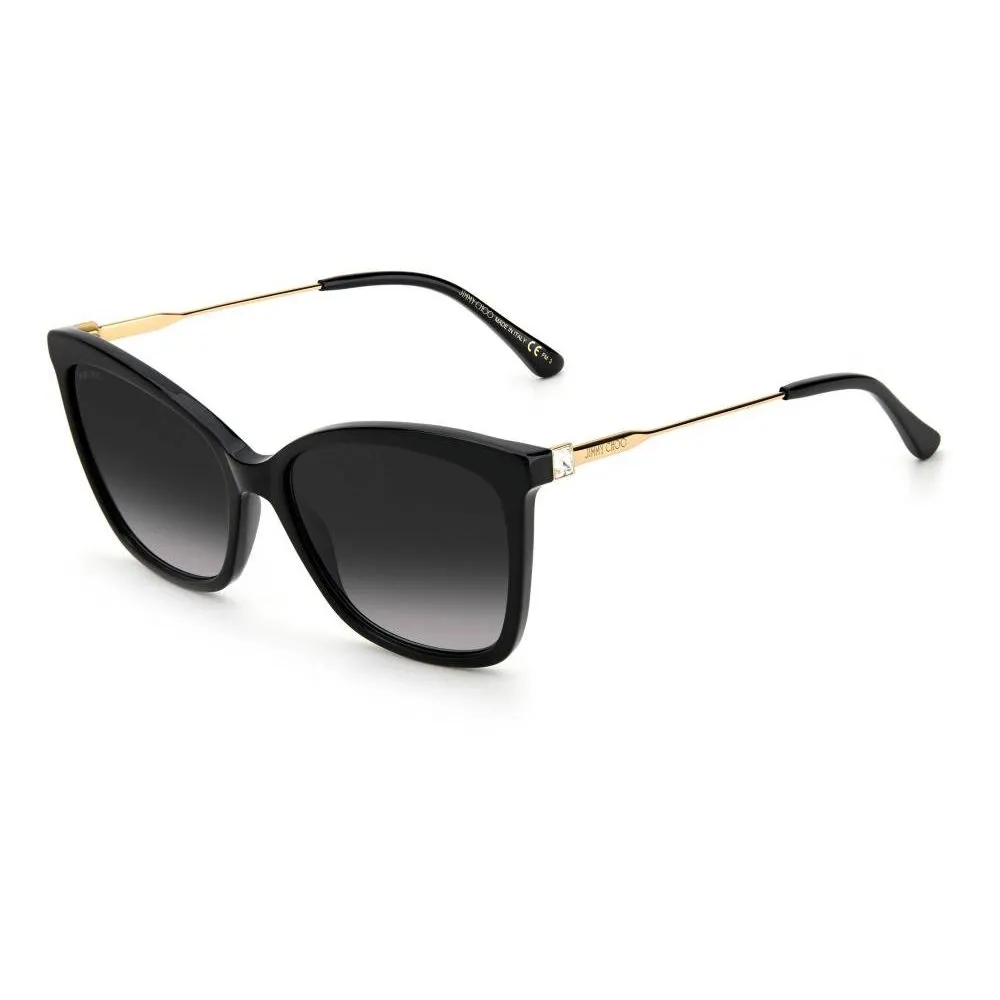 Jimmy Choo Women's Black Metal Sunglasses
