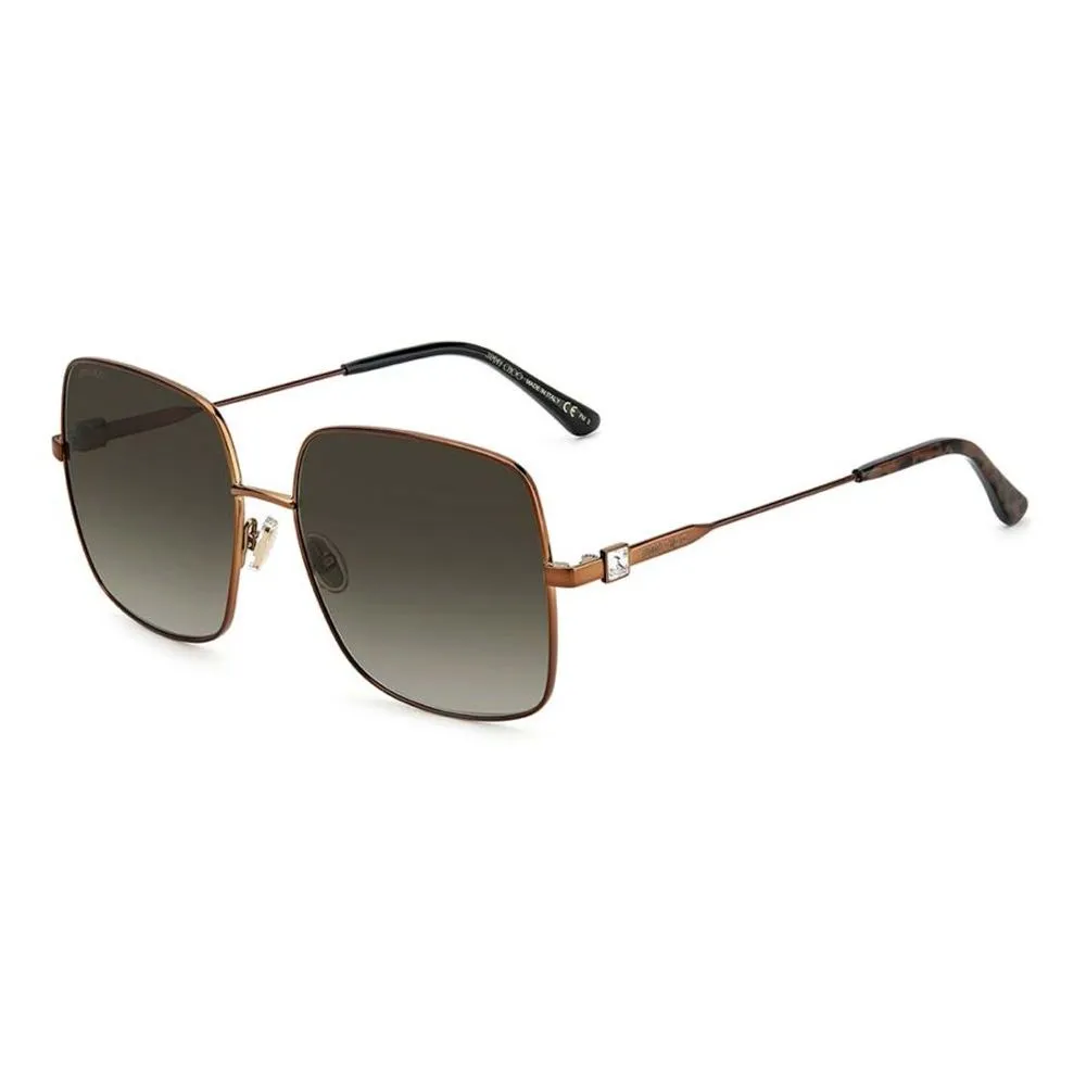 Jimmy Choo Women's Brown Metal Sunglasses
