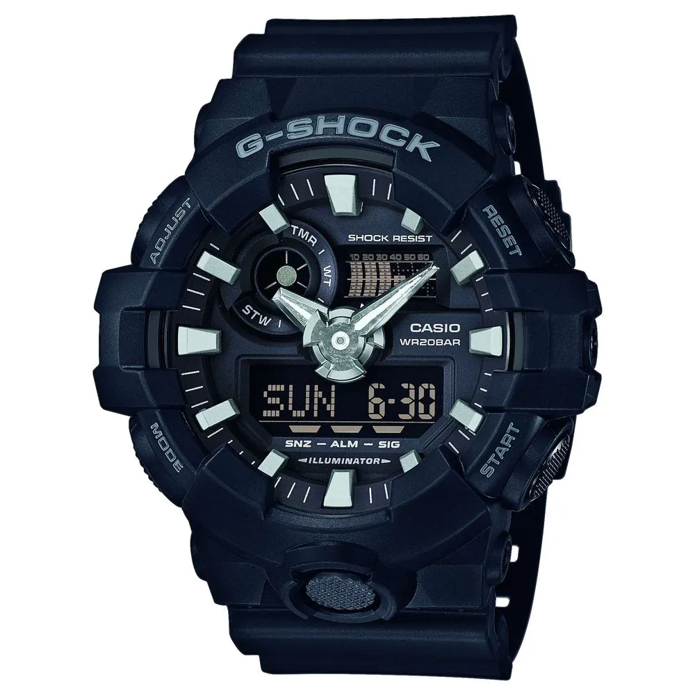 Casio Unisex Black Resin Watch