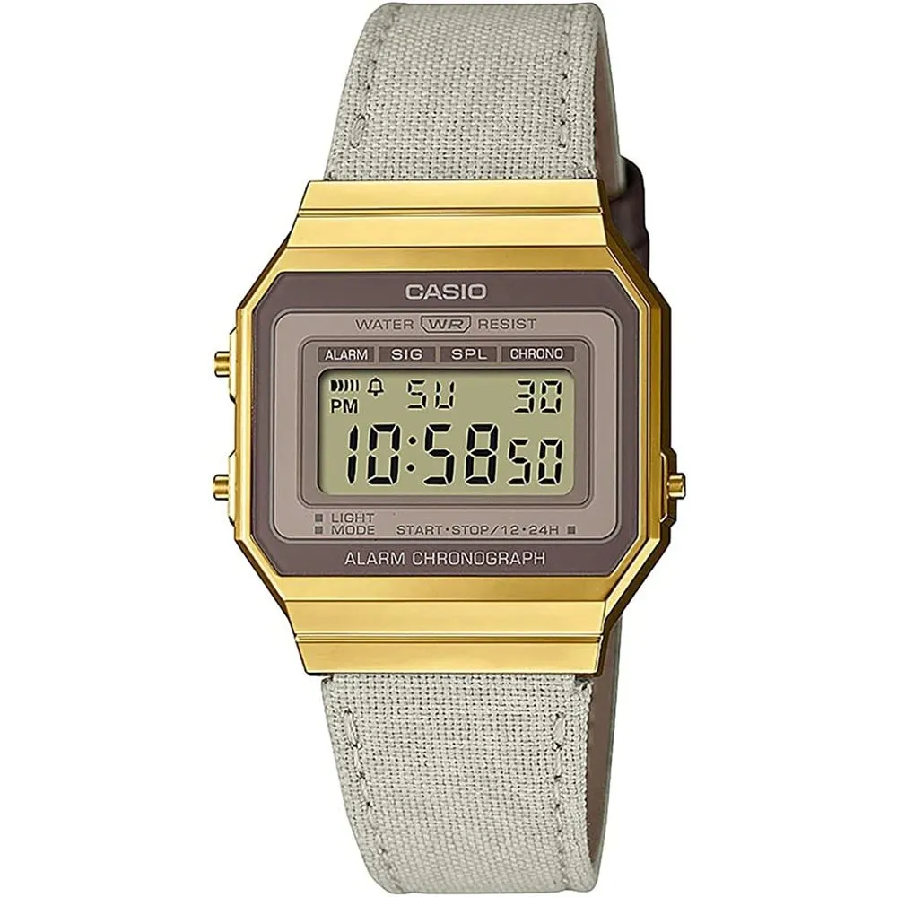 Casio Men's Beige Fabric Watch