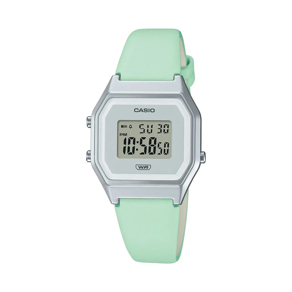 Casio Unisex Blue Leather Watch