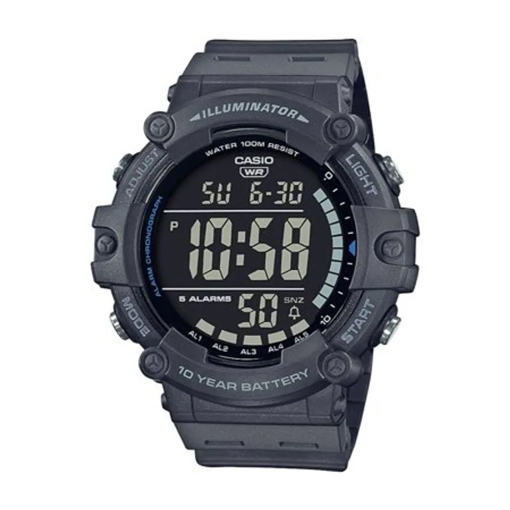 Casio Men's Gray Plastic Watch
