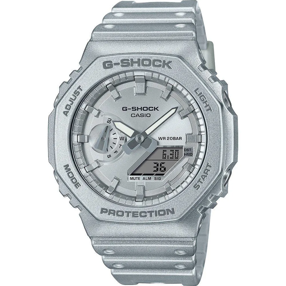 Casio Men's Silver Resin Watch