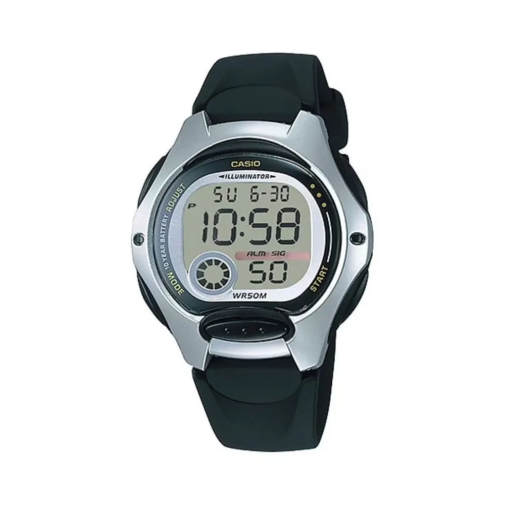 Casio Unisex Black Resin Watch