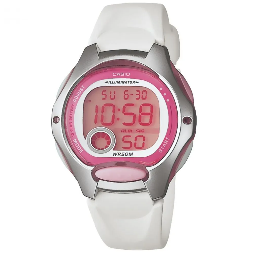Casio Women's White Resin Watch