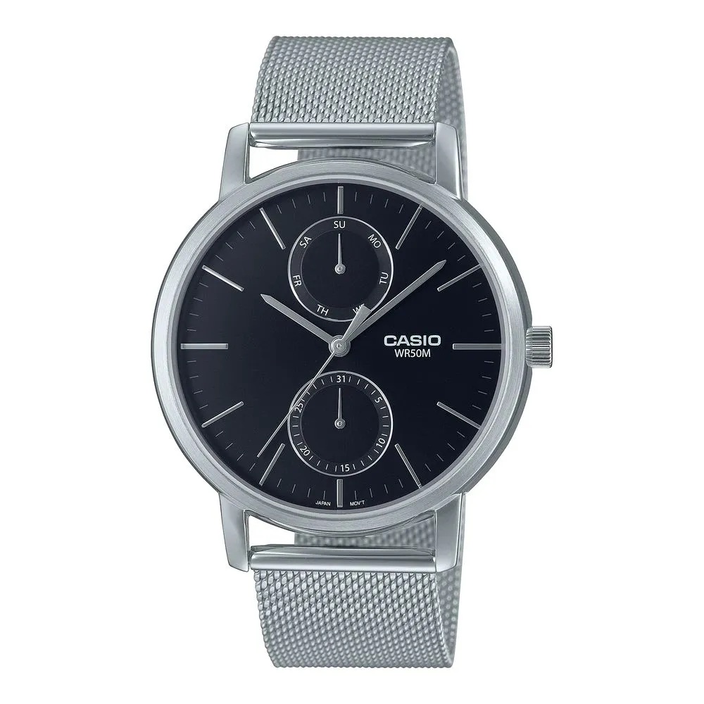 Casio Unisex Silver Stainless Steel Watch