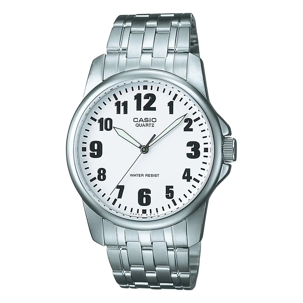 Casio Unisex Silver Stainless Steel Watch