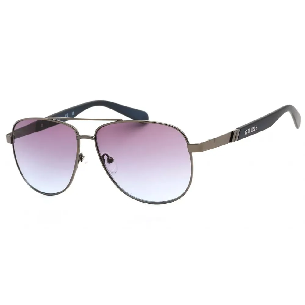Guess Men's Gray Metal Sunglasses