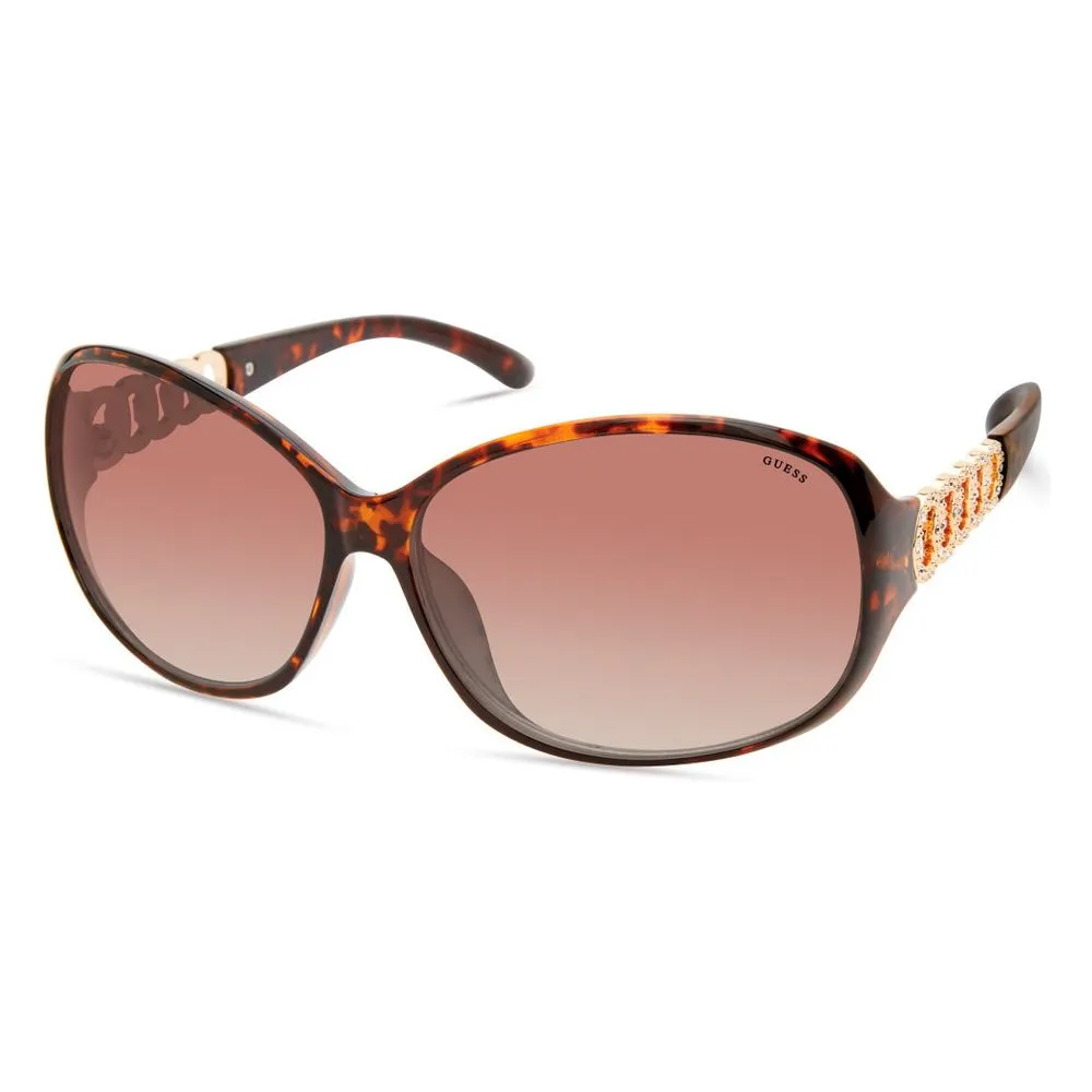 Guess Women's Brown Resin Sunglasses