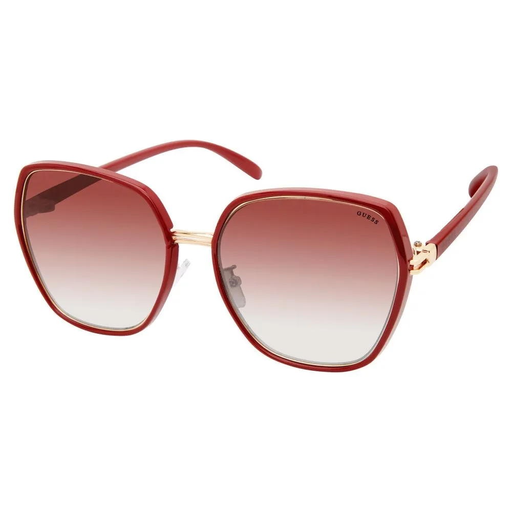 Guess Women's Red Resin Sunglasses