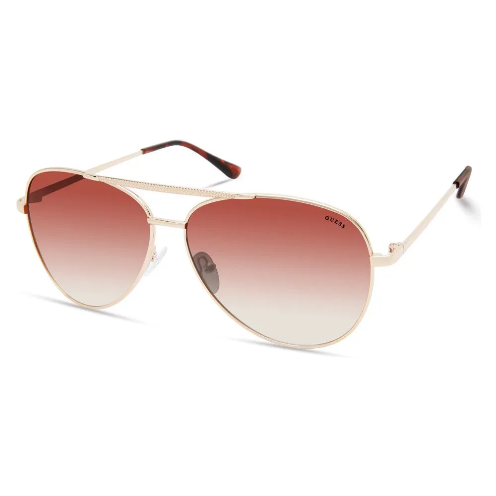 Guess Women's Gold Metal Sunglasses