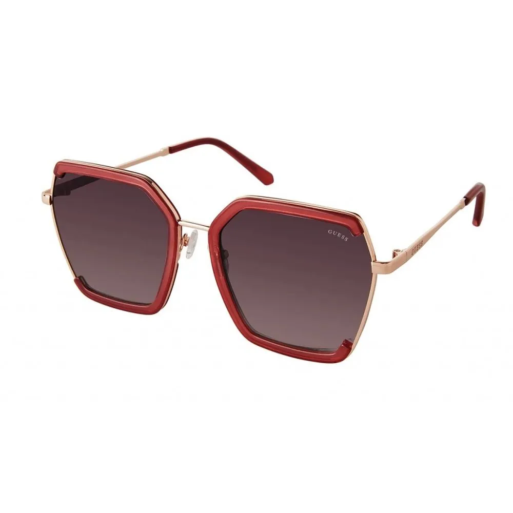 Guess Women's Red Metal Sunglasses